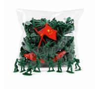 Yunmeryker Soldatini giocattolo militari in plastica, figure militari statiche in 1:72 per diorami e collezionisti , Verde