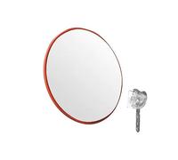 Yunmeryker Specchio Convesso Specchio Angolare Specchio per Parcheggio di Stradale Specchio Curvo di con Staffa di Fissaggio a Parete Specchi, 55 cm al coperto