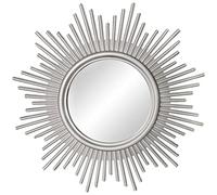 Yunmeryker Specchio Rotondo da Parete Decorativo Vintage con Cornice in Plastica Resistente E Vetro Trasparente Forma Unica Rotonda Stile Retro Elegante Adatto