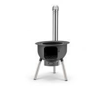 Yunmeryker Stufa con Gria Portatile da Campeggio - Fornello da Esterno Robusto per Cucinare e Riscaldare - per riscaldare, Spessore extra - 52cm [Stampaggio integrato] pacchetto regalo per fornello