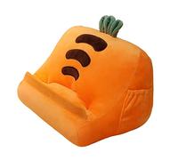 Yunmeryker Supporto per Tablet, Cuscino Poggia-Libro, Morbido Materiale PP con Tasche in Pelle Scamosciata, Ideale per La Visualizzazione su Tablet in Ufficio, Carota