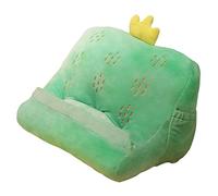 Yunmeryker Supporto per Tablet, Cuscino Poggia-libro, Morbido Materiale PP con Tasche in Pelle Scamosciata, Ideale per La Visualizzazione Su Tablet in Ufficio, Cactus