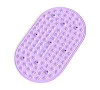Yunmeryker Tappetino Massaggiante in Silicone Antiscivolo, Ergonomico E Pratico, Ideale per Ufficio, Esercizi, Casa E Famiglia, Viola