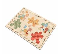 Yunmeryker Tappetino scolapiatti, scolapiatti da appoggio in e, tappeto cucina assorbente per bancone, scolapiatti da lavello , Divertimento Puzzle , 50*80cm