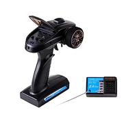 Yunmeryker Trasmettitore RC a 3 Canali Accessori RC Commutabili in D/R Acceleratore Sterzo Universale Semplice