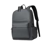 Yunmeryker Zaino per Laptop Oxford con Porta di Ricarica USB, Impermeabile, Regalo, Borsa per Computer, Organizer per Escursionismo, Zaino in Spalla, Notebook, B, Grigio Scuro
