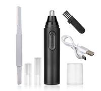 Yunmiss Rasoio per naso e orecchie per donne e uomini, rasoio ricaricabile per sopracciglia e viso, rimozione dei peli del viso indolore, portatile, con pettine, strumento dermaplane per viso, labbra,