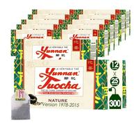 Yunnan Tuocha - Tè Nature Tuocha - 25 bustine singole - 50g - Confezione da 12 - Tè dalla Cina di origine garantita (Versione 1978-2015)