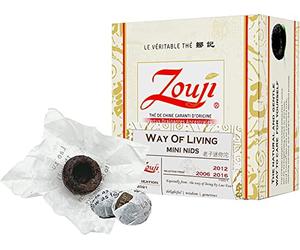 Yunnan Tuocha Zouji Tè Naturale Tuocha - Mini Nidi Post-Fermentati da 3g ciascuno - Ogni Nid è Confezionato con Citazioni di Lao-Tzu per Ispirazione - 114g - Autentico Tè Cinese d'Origine