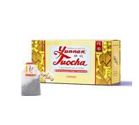 Yunnan Tuocha Zouji Tè Tuocha allo zenzero - 20 Filtri (Confezione da 1 x 20) - 40g - Autentico Tè Cinese d'Origine