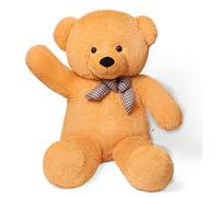 YunNasi Orso di Peluche Enorme Morbido Orsacchiotto Gigante Peluche Giganti (100cm, Marrone chiaro)