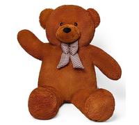 YunNasi Orso di Peluche Enorme Morbido Orsacchiotto Gigante Peluche Giganti (120cm, Marrone scuro)