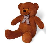 YunNasi Orso di Peluche Enorme Morbido Orsacchiotto Gigante Peluche Giganti XL (100cm, Marrone scuro)
