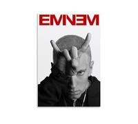 Yunneat Eminem - Poster decorativo da parete in stile retrò, motivo: rapper, stampa artistica su tela, poster decorativo moderno, per camera da letto, 30 x 45 cm