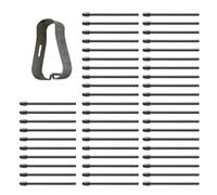 YUNNIAN 50/40/30/20/10pcs Pennini Punte e clip per penna 133 Pen Standard Pen Tip Ricambio