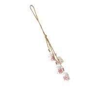 YUNNIAN Carillon con Fiocchi Neve in Ferro Ornamento per L'Albero Natale Essere Metallico Permanente Ponte Sospeso Le Vacanze Raccolta Campane Ferro Non Tossiche La Sicurezza dei Bambini