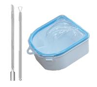YUNNIAN Ciotola per ammollo delle unghie,Kit di rimozione dello smalto per unghie in gel,Ciotola per manicure per mano,Strumenti di rimozione della polvere di immersione, Ciotola per unghie