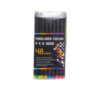 YUNNIAN Penna colorata del gel multicolore della penna del diario della penna 0.4MM dell'ago della punta dell'ago della penna di disegno di colore assortito per la codifica