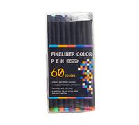 YUNNIAN Penna colorata del gel multicolore della penna del diario della penna 0.4MM dell'ago della punta dell'ago della penna di disegno di colore assortito per la codifica