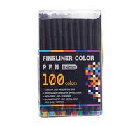 YUNNIAN Penna colorata del gel multicolore della penna del diario della penna 0.4MM dell'ago della punta dell'ago della penna di disegno di colore assortito per la codifica