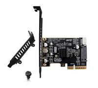 YUNNIAN Scheda USB tipo E compatibile PCIExpress X16 Facile installazione per trasmissione dati ad alta velocità Scheda USB C PCIe
