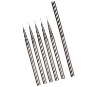 YUNNIAN Set di 5 pennelli professionali per unghie, varie dimensioni, per unghie acriliche, design preciso