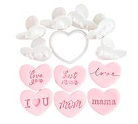 YUNNIAN Set di 7 stampi per biscotti a forma di cuore, pratici stampi per biscotti a forma di cuore, per la festa della mamma indimenticabile