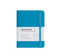 YUNNIAN Taccuino in pelle con copertina rigida, 192 pagine, a righe, piccolo, taccuino tascabile per scrivere