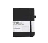 YUNNIAN Taccuino in pelle con copertina rigida, 192 pagine, a righe, piccolo, taccuino tascabile per scrivere