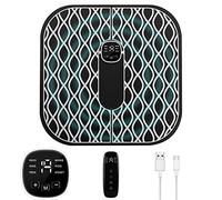 Yunnovo Massaggiatore elettrico per piedi, EMS Massaggiatore Portatile,6 modalità, 19 livelli di intensità, favorire la circolazione sanguigna, massaggiatore portatile pieghevole con USB