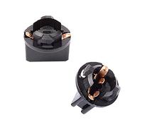 YUNPINGCAR T10 194 Twist Lock Cuneo Strumenti Pannello Dash Lampadine Base Socket Holder o Tipo Miniatura Cuneo Base Lampadina 10 Pezzi
