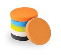 YUNPYCHY 125mm Tampone di lucidatura, 5 Pezzi Tamponi Lucidatura per lucidatura Kit lucidatura Auto Lucidatura Spugne di Cera Spugne Auto Lucidatura Pad Lucidatura Set