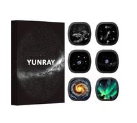 YUNRAY Dischi per Proiettore Stellare - Set di Dischi Ultra HD, Compatibili con YUNRAY Galaxy Lite Star Projector, POCOCO & ORZORZ Galaxy Projector, 6 Pezzi (Classic)