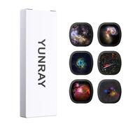YUNRAY Galaxy Projector Disc - Diapositiva per proiettore Ultra HD, compatibile con YUNRAY Galaxy Projector Pro e modelli SKE-TKQ01 & BL-DQY02 (Pro Version) - Set di 6 Dischi