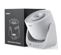 YUNRAY Proiettore Stelle Soffitto, Planetario Proiettore Cielo Stellato Galassia Realistico Luce Notturna con Batteria, Galaxy Lite per Bambini Adulti Camera Regalo Compleanno Natale - 2 Dischi
