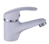 Yunrux - Rubinetto da bagno con miscelatore monoleva, stile retrò, colore: bianco