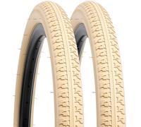 YUNSCM 2-PCS 20 pollici bicicletta pneumatici 20x1.75/47-406 (Beige) Compatible with Route bicicletta 20x1.75 pneumatici(Y-1465)