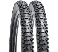 YUNSCM 2-PCS 26 pollici Montagna bicicletta pneumatici 26x2.40/58-559 Compatible with bicicletta 26x2.35 26x2.40 pneumatici (Y-1223)