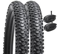 YUNSCM 2 pneumatici per bici da 16 pollici da 40,6 cm x 2,125/54-305 e 16" con valvola Schrader per bici da montagna/fuoristrada 16 x 1,95 16 x 2,0 16 x 2,15 pneumatici e tubi per biciclette