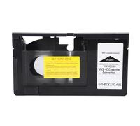 Yunseity Adattatore Cassetta da VHS-C a VHS, Compatibile con CP6BKU, C-P6U, PV-P1, VCA115, Convertitore Cassetta VHS Non per 8 Mm, Mini DV, HI8