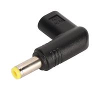 Yunseity Adattatore DA USB C A CC, Ricarica Rapida PD DA 100 W, Angolo Di 90 Gradi, Ampia CompatiBilithà, LegGero E Portatile