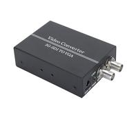 Yunseity Adattatore Durevole da SDI a VGA Sound Converter con SDI per la Visualizzazione, Risoluzione 1080p, per di Sicurezza CCTV, Custodia in Lega di Alluminio (Spina europea)