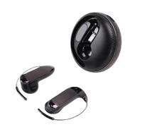 Yunseity Auricolari con Gancio per l'orecchio AI Smart Wireless Bluetooth 6.0, Traduttore Vocale Che Supporta 144 Lingue con Riduzione del Rumore a Doppio Microfono ENC per Uso Aziendale (BLACK)