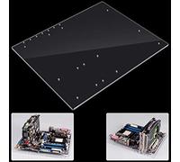 Yunseity Banco di Prova per PC Open Frame, Overlock per Scheda Madre ATX Trasparente Case per PC Telaio Open Air Fai da Te, 330x268mm Acrilico, Kit Facile da Montare