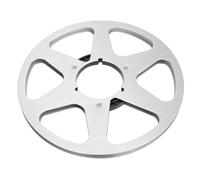 Yunseity Bobina a Nastro Vuota Universale a 6 Fori 1/4 10,5 Pollici per Registrazioni, Compatibile con Pionieri/bobina Universale per Mollini, Flangia NAB in Alluminio Aeronautico, Installazione (#2)