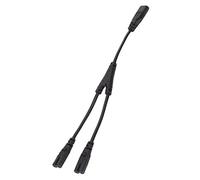 Yunseity Cavo di Alimentazione IEC320 C7 PVC Y CORD di Alimentazione Divisa 1 in Cavo di CA 2 per gli Adattatori di Notebook