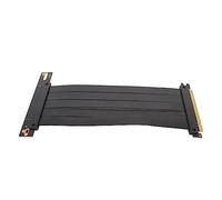 Yunseity Cavo di Prolunga PCIe 4.0, Cavo Riser PCIe 4.0 X16 Flessibile, Scheda Riser PCI Express Ad Alta velocità 90 Gradi per GPU Serie RTX 40 (Nero)