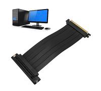 Yunseity Cavo Riser PCIE 3.0, Prolunga Riser PCI Express 3.0 X16 da 20 Cm con Adattatore a 90°, Cavo di Prolunga PCIE per GTX1080 GTX1080Ti RTX2060 RTX2070 RTX2080
