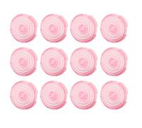 Yunseity Copertina del Pulsante SET ANTI SLIP Trasparente 12pc per Gloriosi di Kailh Cherry TTC Akko, Adatto per Sallybox FightingBox Slimbox, Materiale ABS (PINK)