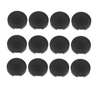 Yunseity Copertina del Pulsante SET ANTI SLIP Trasparente 12pc per Gloriosi di Kailh Cherry TTC Akko, Adatto per Sallybox FightingBox Slimbox, Materiale ABS (BLACK)